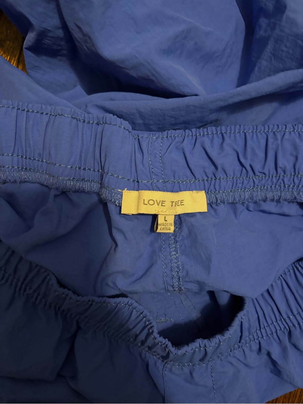 Love Tree Royal Blue Parachute Pants - Picture 3 of 4